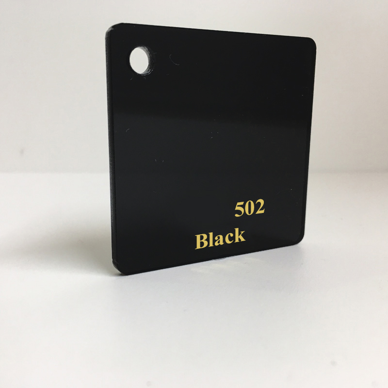 acrylic black sheet 2.8mm opaque-502